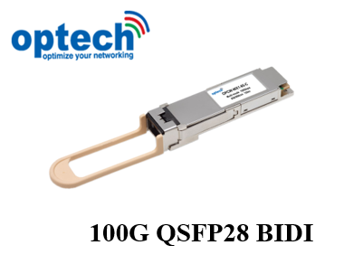 100G QSFP28 Bidi Duplex LC MMF Optical Transceiver