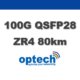 100G QSFP28 ZR4 80km