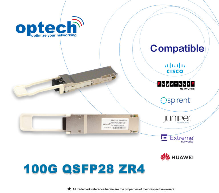 Read more about the article 100G QSFP28 ZR4 Optical Transceiver – Made in Taiwan | TAA Compliant