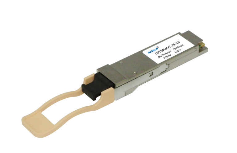Read more about the article Optech QSFP28-100G-SR4 | Switch-Tested & TAA Compliant 100G SR4 Transceiver